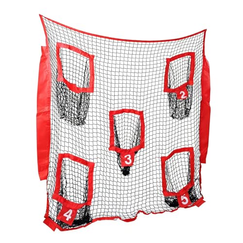 Football Accuracy Training Net | Durable 6.9x6.9ft Polyester Target Net with Practice Bags for Throwing Skills