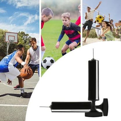 Ball Pump for Sports Balls, Handheld Air Pump with Needle, Portable Sports Ball Inflator, for Basketball, Soccer, Football, Volleyball, Tire