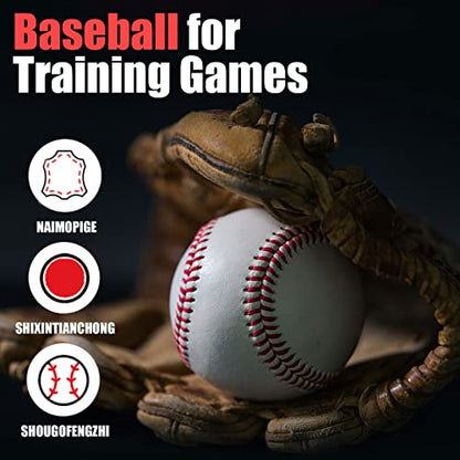 12 Pack 9 inch Sports Practice Autograph Baseballs for Adult/Youth Training Baseballs Bulk for Pitching, Throwing, Signature, Collection
