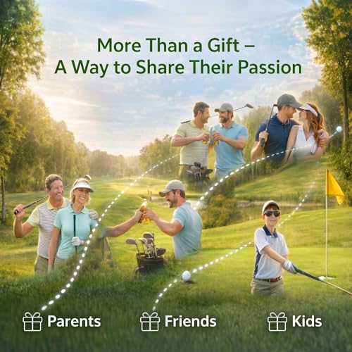 Golf Training Aid Golf Alignment Sticks Holder Angle Adjustable, Golf Swing Training Aid for Aiming Putting, Golf Training Aids with 2 Alignment Sticks and Portable Bag, Golf Gifts for Men Women