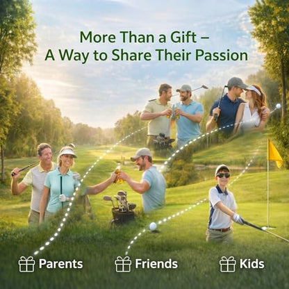 Golf Training Aid Golf Alignment Sticks Holder Angle Adjustable, Golf Swing Training Aid for Aiming Putting, Golf Training Aids with 2 Alignment Sticks and Portable Bag, Golf Gifts for Men Women