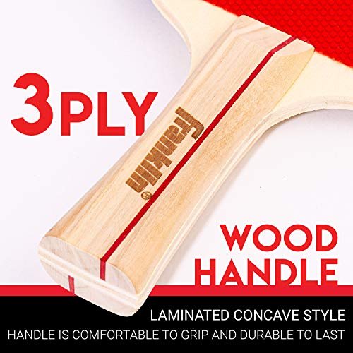 Franklin Sports Table Tennis Paddles - Rubber Paddle - Indoor Ping Pong Paddle - style: REGULATOR