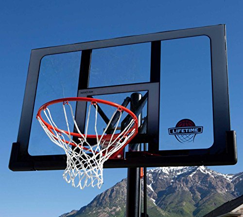 Lifetime Outdoor Basketball Hoop - 52 in Shatterproof Backboard, Adjustable