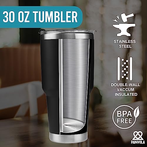 Panvola Tears of My Pickleball Opponents Tumbler Sports Player Coach Gifts Vacuum Insulated Stainless Steel Tumbler With Removable Lid And Straw (30 oz) - style: 30 oz