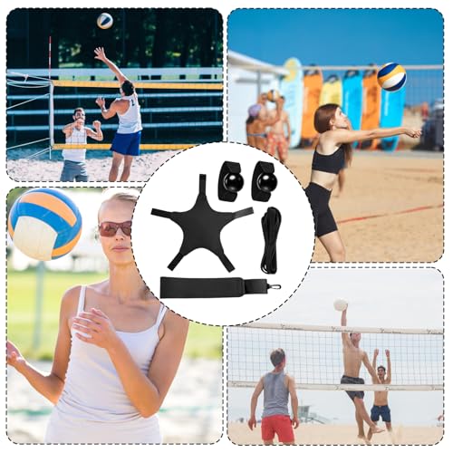 Volleyball Training Equipment Aid, Volleyball Rebounde,Serving, Spike,Set Trainer for Beginners Posture Corrector