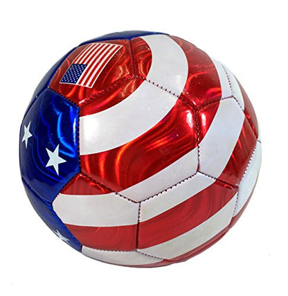 USA Flag Soccer Ball Summer Outdoor Sport Soccer Fan 2014 World Cup United States Ball Size 5!