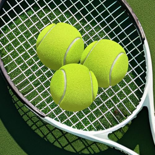 12/18 Pack Tennis Balls for Training, Pet Dog Playing, and Practice with Mesh Bag for Transport and Beginner Training - color: Yellow-18Pack