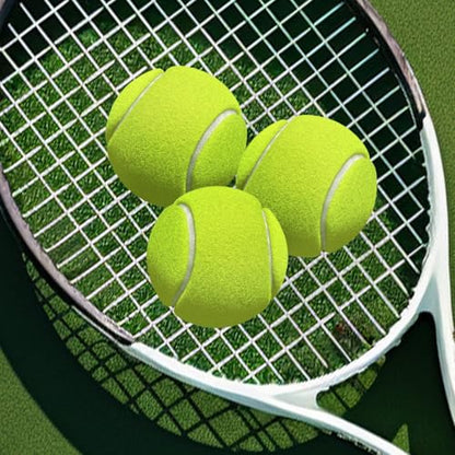 12/18 Pack Tennis Balls for Training, Pet Dog Playing, and Practice with Mesh Bag for Transport and Beginner Training - color: Yellow-18Pack
