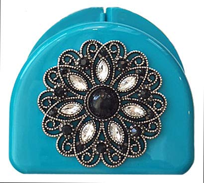 Decorated Mouthguard Case - Night Star - color: Aqua