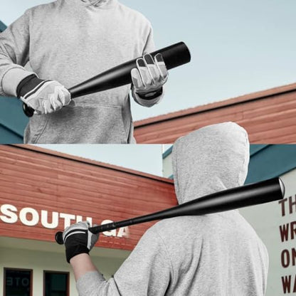 Modular Baseball Bat with Adjustable Length – Interchangeable parts for Customizable Fit – Converts from 28 Inch Bat to 17 Inch Short Bat – Versatile Design Aluminum Traning Bats (Matte Black)