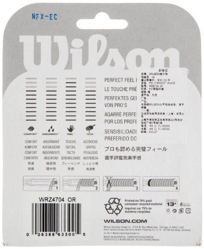 Wilson Pro Overgrip (3-Pack) - color: Optic Orange