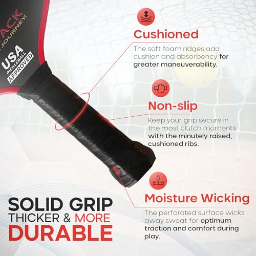 Carbon Fiber Pickleball Paddles with 4 Indoor Pickleball Balls - Top Performing T700 Pickleball Paddle USA Approved - Ace Your Journey with Our Pickle Ball Paddle