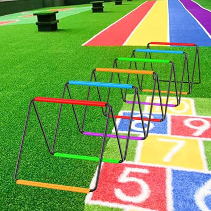 Vaveren Agility Ladder Jumping Obstacles for Men Women and Kids Flexible Folding Football Footwork Speed Ladder for Volleyball - size: 12 Grids