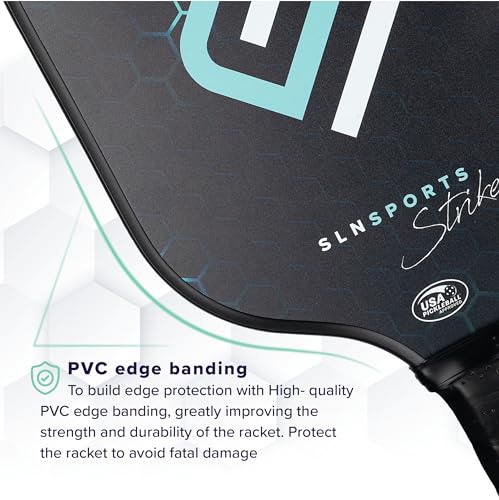 Pickleball Paddles | USAPA Approved Carbon Fiber Paddles/Fiberglass Pickleball Rackets Set of 2 | Carrying Case, 4 Balls | Pickleball Raquets for Kids and Adults - style: Carbon Fiber Set of 2