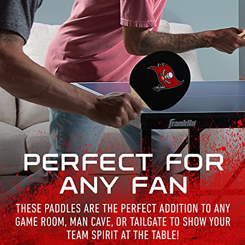 Franklin Sports NFL Table Tennis Paddle - Official Team Logos and Colors - Fun Game Room Accessories