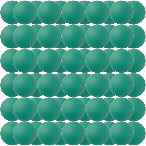 40MM Ping Pong Balls, 50 or 80 Pack Assorted Colored Plastic Balls for Beer Pong, Arts and Craft - color: 80pcs-Dark green