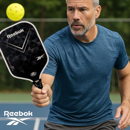 Reebok Pickleball Paddle – Lightweight & Durable Design for All Skill Levels – Engineered for Power, Control & Precision - size: Black