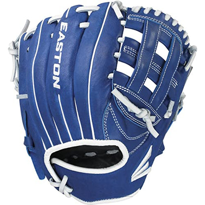 Easton | Future Elite Youth Baseball Glove - color: H-Web | Royal / White, size: 11" | Utility