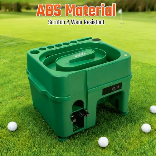 Infrared Automatic Golf Ball Dispenser, Fully Automatic Golf Tee Machine with 5000MAH Battery & Phone Mount, for Driving Range, Indoor Simulators & Outdoor Practice