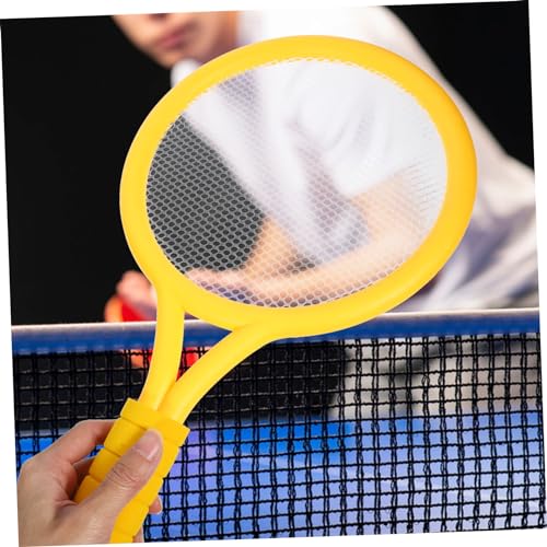 BESPORTBLE Tennis Racket Kit with Plastic Rackets and Ball Lightweight Handle Design for Outdoor Catch Game for Boys and Portable Childrens Sports Gift