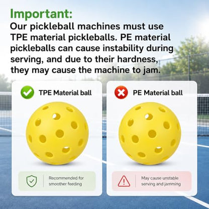 PP-Smart Pro Pickleball Machine with Invertible Hopper | 80+ Ball Capacity, Internal Oscillation, 28 Landing Points, 10 Training Modes, ±6 Spin, App & Remote Control for Mobile Players
