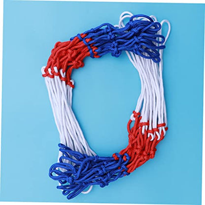 KOMBIUDA 2pcs Standard Braided Basketball Net Bag Rebound Net for Sports Weatherproof and Strong