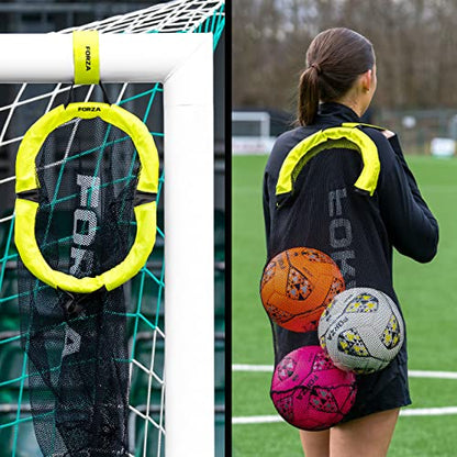 FORZA World's Smallest Soccer Target Net - Small Soccer Goal Target Net & Bag