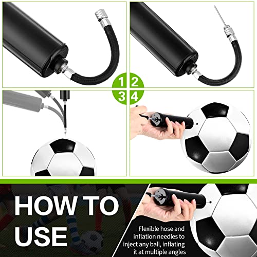 Reginary 10 Pcs Ball Pump for Sports Balls Pump with Needle and Extension Hose Bulk for Basketball Football Soccer Volleyball