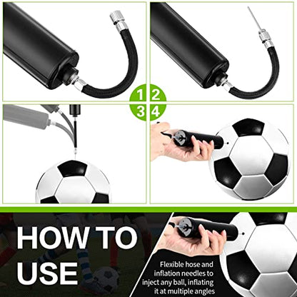 Reginary 10 Pcs Ball Pump for Sports Balls Pump with Needle and Extension Hose Bulk for Basketball Football Soccer Volleyball