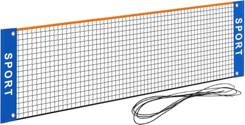 10 ft Mini Portable Soccer Tennis Net | Pickleball Net for Driveway Backyard. Easy Assemble Beach Tennis Net -（Only Net）