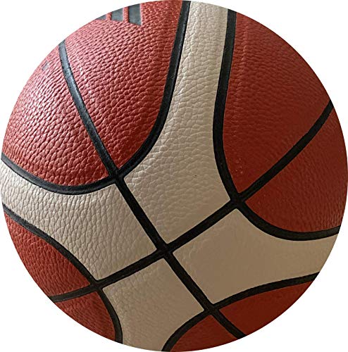 BMP Basketball Size 7 - Suitable for Male and Female Basketball Players Aged 13 Years and up - Official Weight Specifications with a Circumference of 29.5 (75cm)