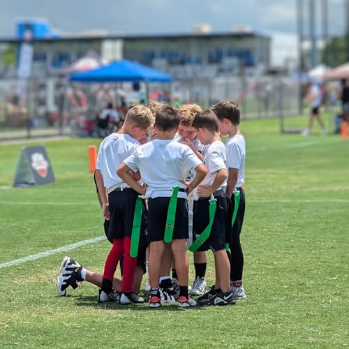 Flag Football Belt - 2 Flags - Single - color: Green