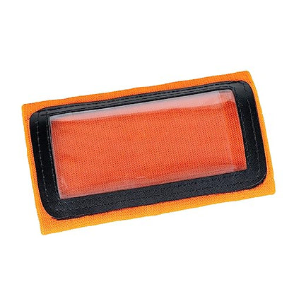 Youth Triple Playbook Wristband Quarterback Wrist(10 Pack)- Triple Windows Playbook QB Wristband - Great for Football Plays, Baseball Calls All Sports - color: Orange
