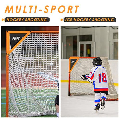 MR Lacrosse Shooting Targets, Lax Goal Corner Shooting Targets, Lacrosse Shooting Practice Net, Lacrosse Corner Targets, Lacrosse Net Goalie Targets for Shooting Practice and Training, Set of 2