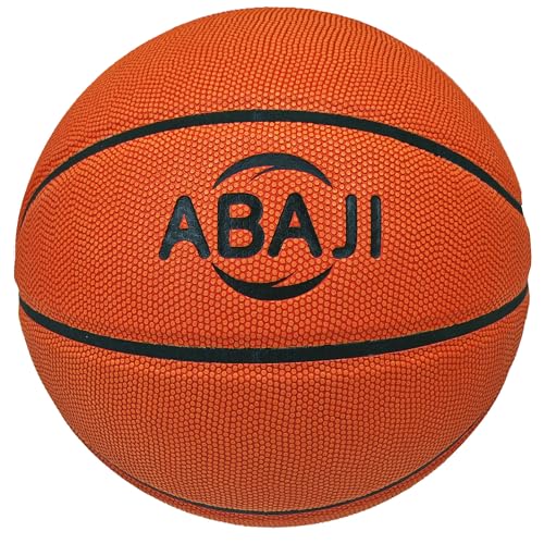 ABAJI Basketball Official Size 7 Adult Youth Game PU Leather Anti-Slippery Anti-dust Outdoor Street Indoor Training Practice Come with Pump Needle