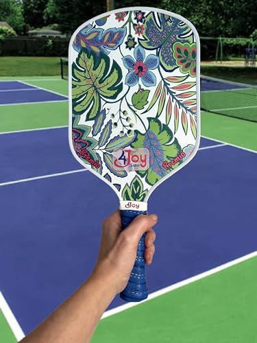 4Joy Pickleball Paddle Premio Series - Thermoformed Premium T700 Carbon Fiber Pickleball Paddless - Professional Pickleball Rackets for Women & Men - 16mm Honeycomb Core - USAP Approved - style: Palm