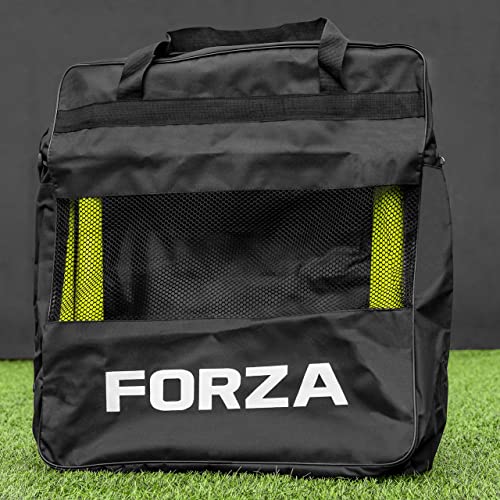 FORZA Pro Soccer Passing Arcs | Set of 4 Elite-Level Soccer Targets to Enhance Passing Techniques & Accuracy - Optional Carry Bag & Bases - color: Electric Blue, size: With Bases