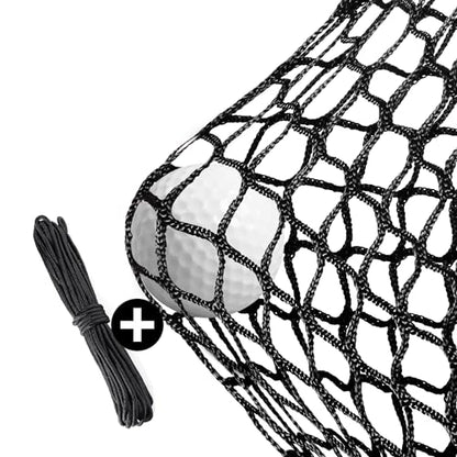 Practice Golf Nets - Ideal for Golf, Hockey, Baseball - Sports Netting, Impact Equipment - Perfect for Backyard Driving, Chipping, Hitting, Pitching Simulators - size: 15x25 Feet, style: Black