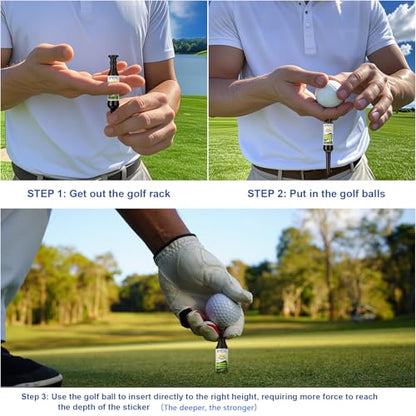 Funny Golf Tees | Golf Accessories for Men | Bachelor Party Novelty Golf Gifts for Men & Unique Golf Gifts for Golfers | Premium Golf Stuff & Golf Bag Accessories | Recyclable Beer Bottle Golf Tees