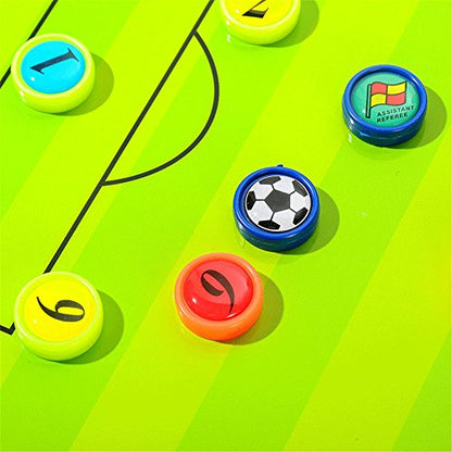Joyeee Soccer Magnetic Board Accessories Set, Include 27 Pcs Player Magnets Pieces, 2 Pcs Dry Erase Black Marker Pen, 1 Pcs Dry Eraser and Small Carry Pouch, Suit for Use on Magnetic Coaching Boards