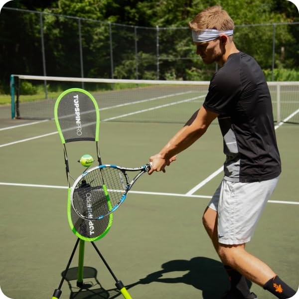 TopspinPro Tennis Training Aid – Learn Topspin Fast for Effortless Power & Control | Portable Home Practice Tool | Used by 500K+ Players & Coaches Worldwide