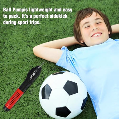 Ball Pump Kit – Hand Air Pump for Football, Basketball, Soccer Ball, Volleyball | Portable Air Pump for Sports Equipment, Inflatables & Pool
