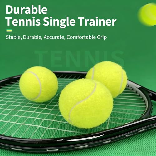 Solo Tennis Trainer Rebound Ball Set, Tennis Buddy Trainer, Tennis Training Equipment Ball with String, Tenniss Practice Rebounder At Home, Multifunction Practice Rebounder for Backyard - color: A+ball*1