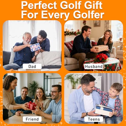 Gagalileo Golf Hitting Net Backyard Driving: 10x7FT with Silent Velvet Target Portable Practice for Men Dad Golfer Lovers Set Gift