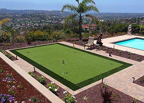 Pro Putting Green Golf Artificial Grass Turf - Indoor Outdoor Golf Training Mat, Synthetic Fake Grass for Baseball Football Gym Sports