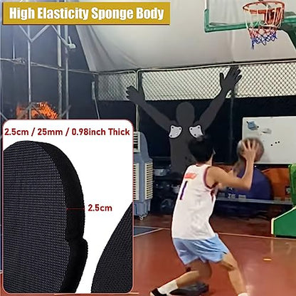 2 Pack Basketball Defender Mannequin Trainer, Adjustable Hands Up Defence Dummy for Shooting Dribbling Handling Drills, Kids Adults Sports Practice Equipment ( Color : Height 130-255cm(51-100in) )