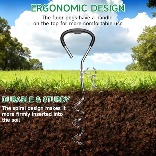 Golf Swing Trainer with 2 Golf Swing Ball & Rope, Golf Training Aid for Backyard, 3 Calibrated Golf Stakes to Analyze 50 Feet of Golf Training Balls Flight, Home Outdoor Golf Swing Practice