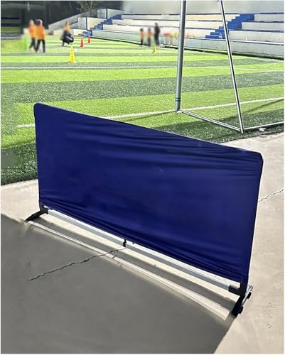 The Movable Ping Pong Ball Baffle,Portable Table Tennis Baffle Barrier Ping Pong Field Fence Surround Block for Quick Ball Pick Up Court Training Home Use，（Blue-140x72cm，5 Pieces） - size: 5 pieces