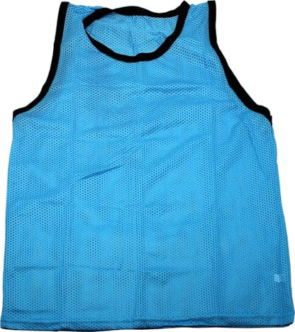BlueDot Trading Adult & Youth Scrimmage Training Vests for Soccer, Basketball & More – Available in 1, 6, 12, 24 Packs - color: Light Blue, style: Youth 1 Pack