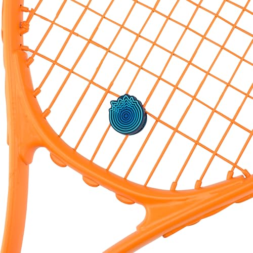 Get A Grip Tennis Dampeners – Vibration Dampener for Tennis Rackets – Shock Absorbing, Reduce String Vibration & Improve Feel – Fun, Colourful, Retro Designs – Tennis Accessories Gift - color: Drop The Beat